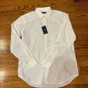 Nordstrom Long sleeve shirt. Cotton great design slim fit shirt.